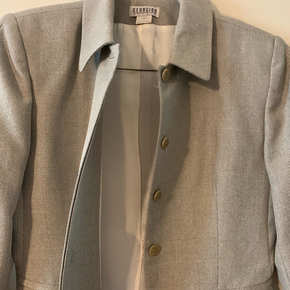 Cropped blazer - Picture 2 of 4